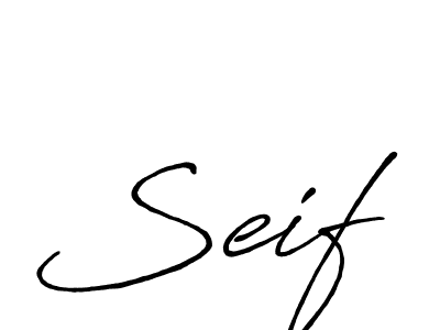 Similarly Antro_Vectra_Bolder is the best handwritten signature design. Signature creator online .You can use it as an online autograph creator for name Seif. Seif signature style 7 images and pictures png