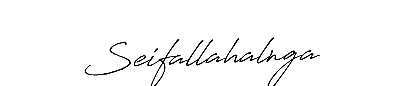 Design your own signature with our free online signature maker. With this signature software, you can create a handwritten (Antro_Vectra_Bolder) signature for name Seifallahalnga. Seifallahalnga signature style 7 images and pictures png