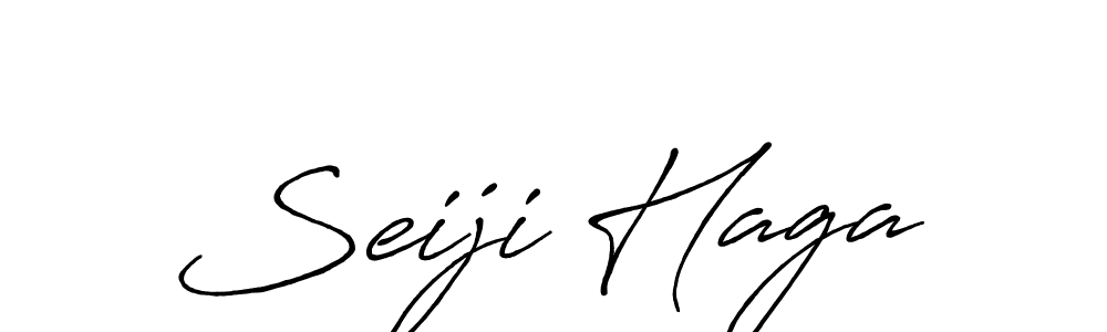 Design your own signature with our free online signature maker. With this signature software, you can create a handwritten (Antro_Vectra_Bolder) signature for name Seiji Haga. Seiji Haga signature style 7 images and pictures png