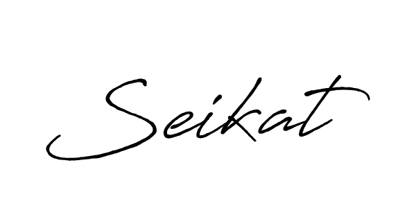 How to Draw Seikat signature style? Antro_Vectra_Bolder is a latest design signature styles for name Seikat. Seikat signature style 7 images and pictures png