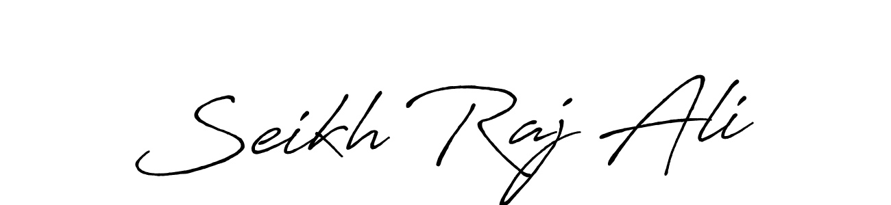 Similarly Antro_Vectra_Bolder is the best handwritten signature design. Signature creator online .You can use it as an online autograph creator for name Seikh Raj Ali. Seikh Raj Ali signature style 7 images and pictures png