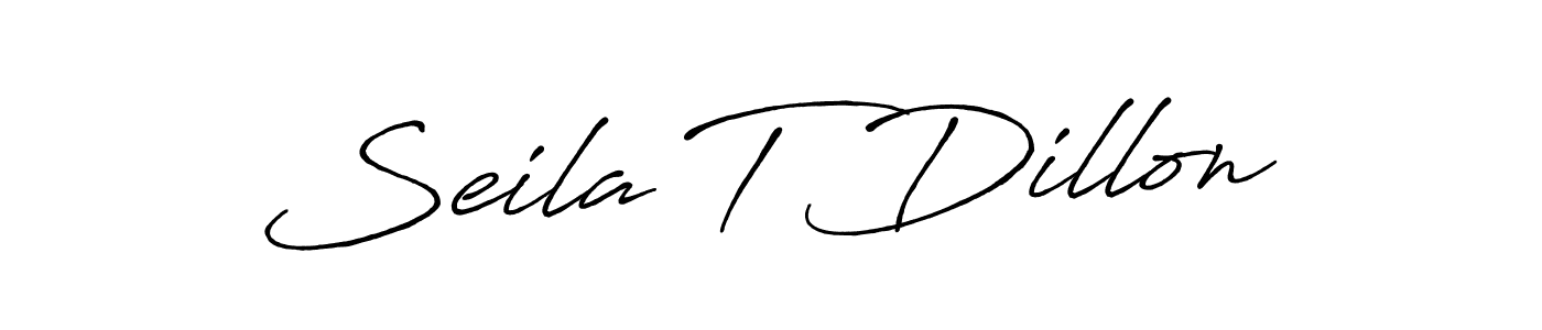 if you are searching for the best signature style for your name Seila T Dillon. so please give up your signature search. here we have designed multiple signature styles  using Antro_Vectra_Bolder. Seila T Dillon signature style 7 images and pictures png