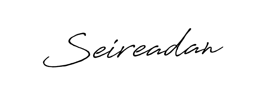 Seireadan stylish signature style. Best Handwritten Sign (Antro_Vectra_Bolder) for my name. Handwritten Signature Collection Ideas for my name Seireadan. Seireadan signature style 7 images and pictures png