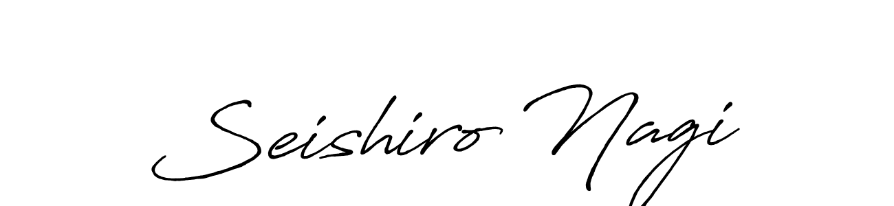 Design your own signature with our free online signature maker. With this signature software, you can create a handwritten (Antro_Vectra_Bolder) signature for name Seishiro Nagi. Seishiro Nagi signature style 7 images and pictures png