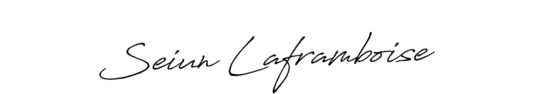 How to Draw Seiun Laframboise signature style? Antro_Vectra_Bolder is a latest design signature styles for name Seiun Laframboise. Seiun Laframboise signature style 7 images and pictures png