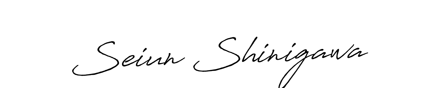 Design your own signature with our free online signature maker. With this signature software, you can create a handwritten (Antro_Vectra_Bolder) signature for name Seiun Shinigawa. Seiun Shinigawa signature style 7 images and pictures png