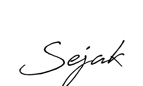 Make a beautiful signature design for name Sejak. Use this online signature maker to create a handwritten signature for free. Sejak signature style 7 images and pictures png
