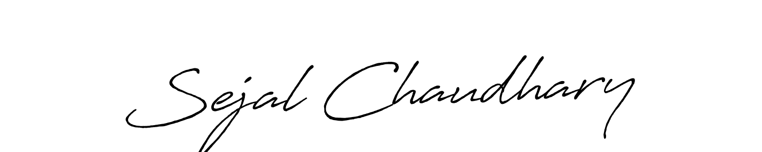 Make a beautiful signature design for name Sejal Chaudhary. Use this online signature maker to create a handwritten signature for free. Sejal Chaudhary signature style 7 images and pictures png
