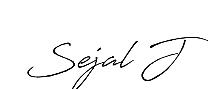 Best and Professional Signature Style for Sejal J. Antro_Vectra_Bolder Best Signature Style Collection. Sejal J signature style 7 images and pictures png