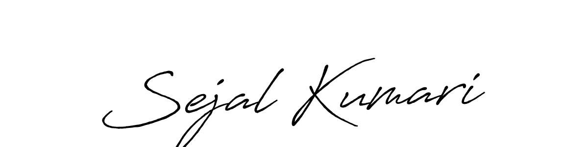 Also You can easily find your signature by using the search form. We will create Sejal Kumari name handwritten signature images for you free of cost using Antro_Vectra_Bolder sign style. Sejal Kumari signature style 7 images and pictures png