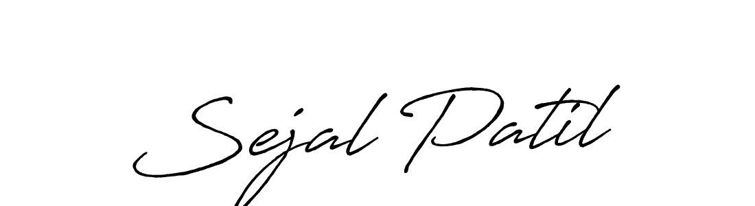 How to Draw Sejal Patil signature style? Antro_Vectra_Bolder is a latest design signature styles for name Sejal Patil. Sejal Patil signature style 7 images and pictures png