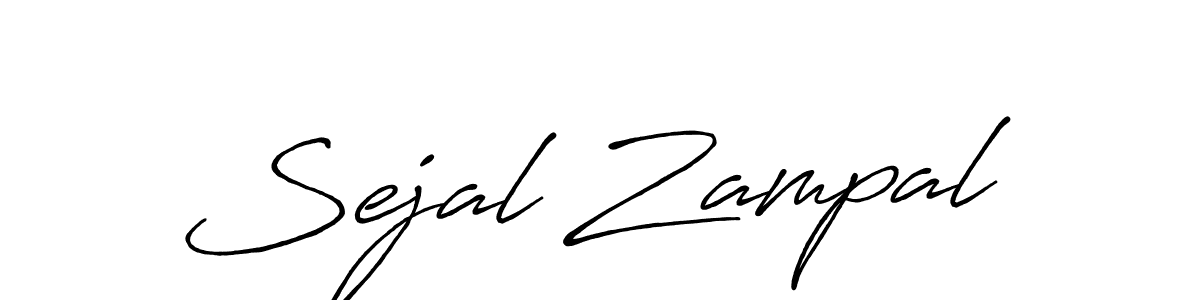 Make a beautiful signature design for name Sejal Zampal. Use this online signature maker to create a handwritten signature for free. Sejal Zampal signature style 7 images and pictures png