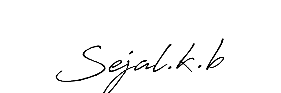 The best way (Antro_Vectra_Bolder) to make a short signature is to pick only two or three words in your name. The name Sejal.k.b include a total of six letters. For converting this name. Sejal.k.b signature style 7 images and pictures png