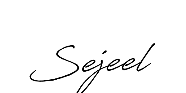 Once you've used our free online signature maker to create your best signature Antro_Vectra_Bolder style, it's time to enjoy all of the benefits that Sejeel name signing documents. Sejeel signature style 7 images and pictures png