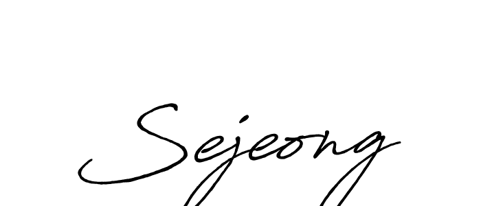 if you are searching for the best signature style for your name Sejeong. so please give up your signature search. here we have designed multiple signature styles  using Antro_Vectra_Bolder. Sejeong signature style 7 images and pictures png