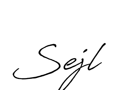 It looks lik you need a new signature style for name Sejl. Design unique handwritten (Antro_Vectra_Bolder) signature with our free signature maker in just a few clicks. Sejl signature style 7 images and pictures png