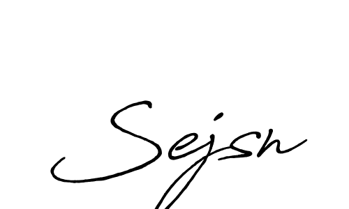 Also we have Sejsn name is the best signature style. Create professional handwritten signature collection using Antro_Vectra_Bolder autograph style. Sejsn signature style 7 images and pictures png