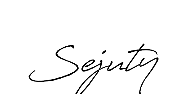 Also we have Sejuty name is the best signature style. Create professional handwritten signature collection using Antro_Vectra_Bolder autograph style. Sejuty signature style 7 images and pictures png