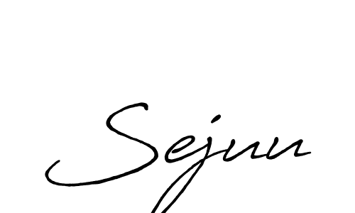 if you are searching for the best signature style for your name Sejuu. so please give up your signature search. here we have designed multiple signature styles  using Antro_Vectra_Bolder. Sejuu signature style 7 images and pictures png