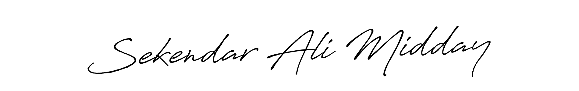 Similarly Antro_Vectra_Bolder is the best handwritten signature design. Signature creator online .You can use it as an online autograph creator for name Sekendar Ali Midday. Sekendar Ali Midday signature style 7 images and pictures png