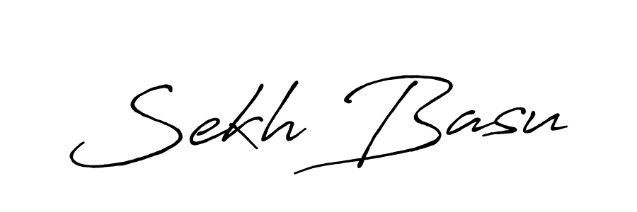 It looks lik you need a new signature style for name Sekh Basu. Design unique handwritten (Antro_Vectra_Bolder) signature with our free signature maker in just a few clicks. Sekh Basu signature style 7 images and pictures png