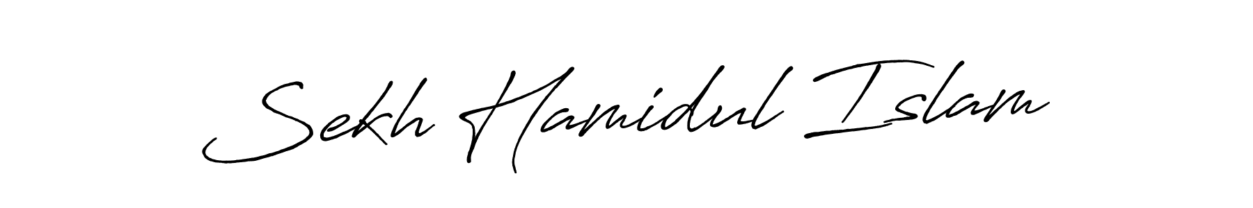 Make a beautiful signature design for name Sekh Hamidul Islam. Use this online signature maker to create a handwritten signature for free. Sekh Hamidul Islam signature style 7 images and pictures png