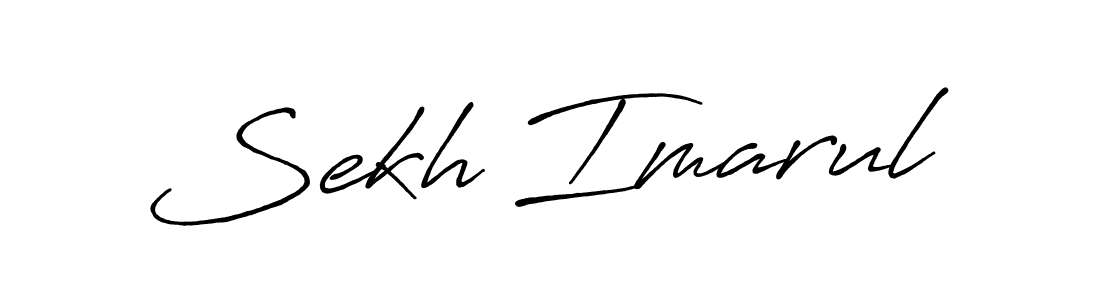 Use a signature maker to create a handwritten signature online. With this signature software, you can design (Antro_Vectra_Bolder) your own signature for name Sekh Imarul. Sekh Imarul signature style 7 images and pictures png