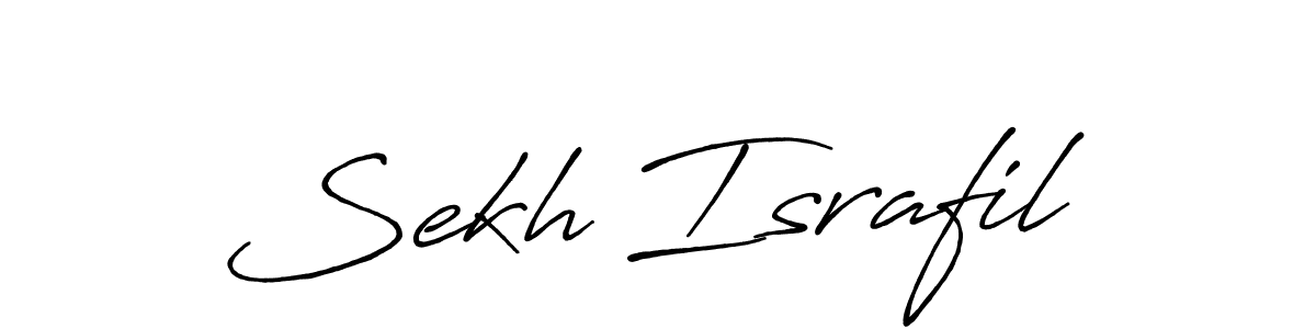 Also we have Sekh Israfil name is the best signature style. Create professional handwritten signature collection using Antro_Vectra_Bolder autograph style. Sekh Israfil signature style 7 images and pictures png