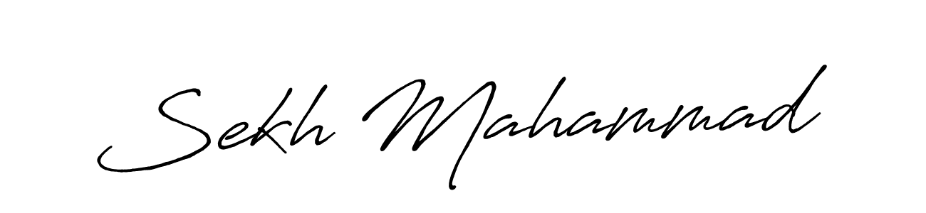 It looks lik you need a new signature style for name Sekh Mahammad. Design unique handwritten (Antro_Vectra_Bolder) signature with our free signature maker in just a few clicks. Sekh Mahammad signature style 7 images and pictures png