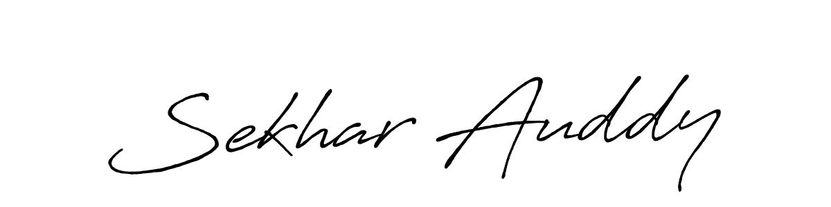 How to make Sekhar Auddy signature? Antro_Vectra_Bolder is a professional autograph style. Create handwritten signature for Sekhar Auddy name. Sekhar Auddy signature style 7 images and pictures png