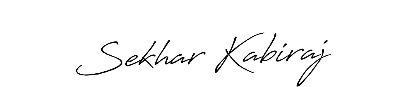 How to make Sekhar Kabiraj name signature. Use Antro_Vectra_Bolder style for creating short signs online. This is the latest handwritten sign. Sekhar Kabiraj signature style 7 images and pictures png