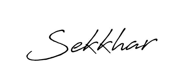 How to make Sekkhar name signature. Use Antro_Vectra_Bolder style for creating short signs online. This is the latest handwritten sign. Sekkhar signature style 7 images and pictures png