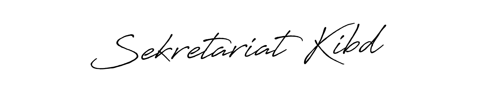 Make a beautiful signature design for name Sekretariat Kibd. With this signature (Antro_Vectra_Bolder) style, you can create a handwritten signature for free. Sekretariat Kibd signature style 7 images and pictures png