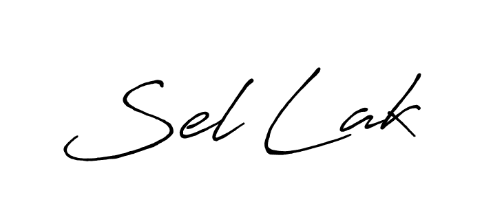 You should practise on your own different ways (Antro_Vectra_Bolder) to write your name (Sel Lak) in signature. don't let someone else do it for you. Sel Lak signature style 7 images and pictures png