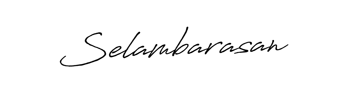 Selambarasan stylish signature style. Best Handwritten Sign (Antro_Vectra_Bolder) for my name. Handwritten Signature Collection Ideas for my name Selambarasan. Selambarasan signature style 7 images and pictures png