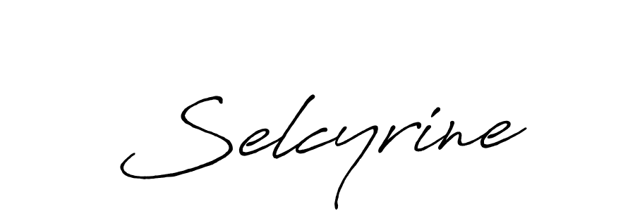 Design your own signature with our free online signature maker. With this signature software, you can create a handwritten (Antro_Vectra_Bolder) signature for name Selcyrine. Selcyrine signature style 7 images and pictures png