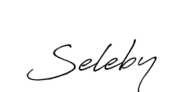 You should practise on your own different ways (Antro_Vectra_Bolder) to write your name (Seleby) in signature. don't let someone else do it for you. Seleby signature style 7 images and pictures png