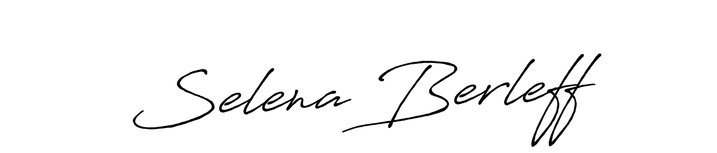 Once you've used our free online signature maker to create your best signature Antro_Vectra_Bolder style, it's time to enjoy all of the benefits that Selena Berleff name signing documents. Selena Berleff signature style 7 images and pictures png