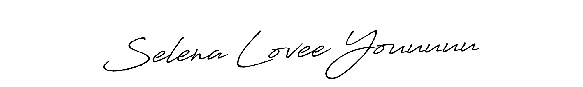 Use a signature maker to create a handwritten signature online. With this signature software, you can design (Antro_Vectra_Bolder) your own signature for name Selena Lovee Youuuuu. Selena Lovee Youuuuu signature style 7 images and pictures png