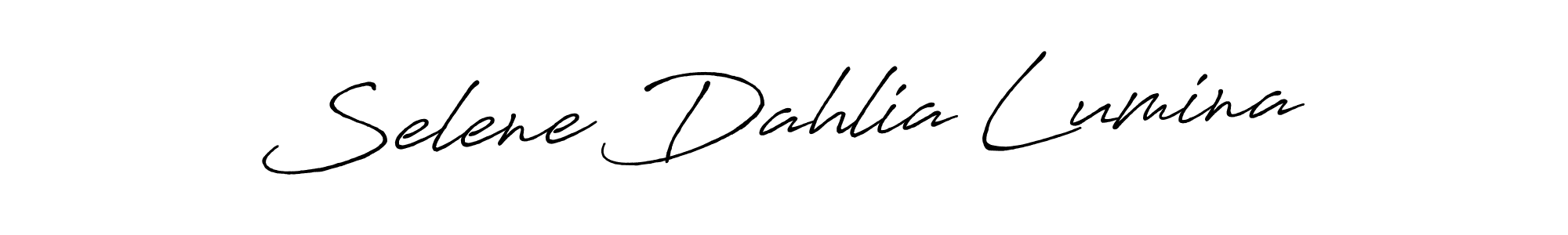 if you are searching for the best signature style for your name Selene Dahlia Lumina. so please give up your signature search. here we have designed multiple signature styles  using Antro_Vectra_Bolder. Selene Dahlia Lumina signature style 7 images and pictures png