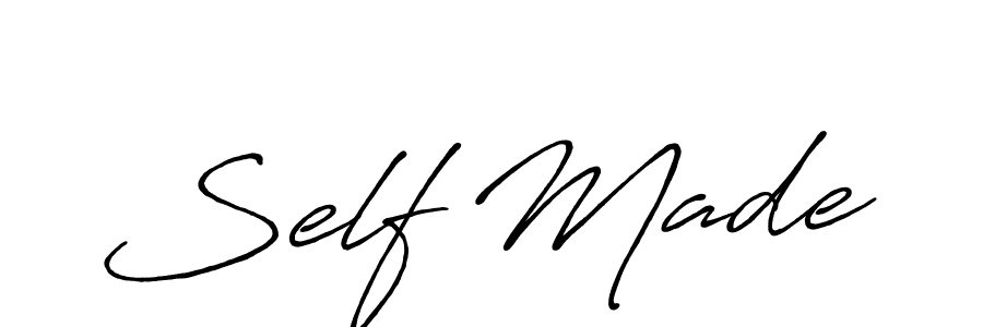 Also we have Self Made name is the best signature style. Create professional handwritten signature collection using Antro_Vectra_Bolder autograph style. Self Made signature style 7 images and pictures png