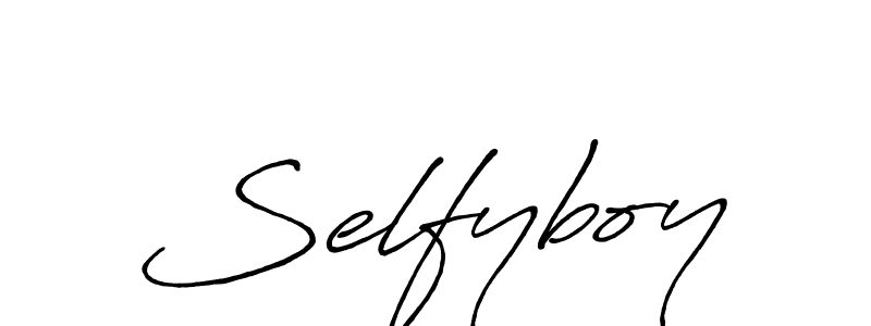 It looks lik you need a new signature style for name Selfyboy. Design unique handwritten (Antro_Vectra_Bolder) signature with our free signature maker in just a few clicks. Selfyboy signature style 7 images and pictures png