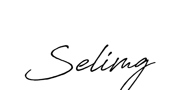 Make a beautiful signature design for name Selimg. With this signature (Antro_Vectra_Bolder) style, you can create a handwritten signature for free. Selimg signature style 7 images and pictures png