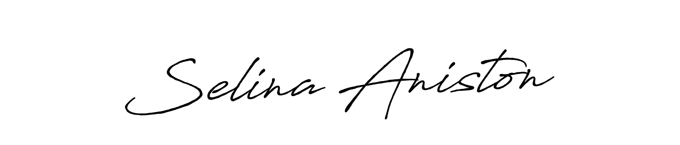 Best and Professional Signature Style for Selina Aniston. Antro_Vectra_Bolder Best Signature Style Collection. Selina Aniston signature style 7 images and pictures png