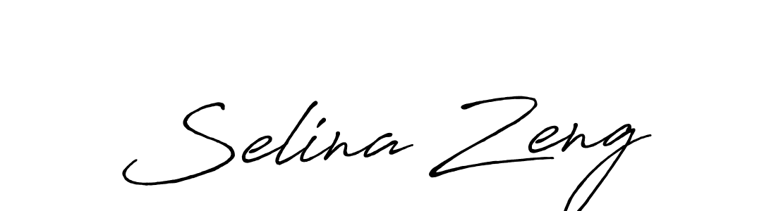 Make a beautiful signature design for name Selina Zeng. Use this online signature maker to create a handwritten signature for free. Selina Zeng signature style 7 images and pictures png