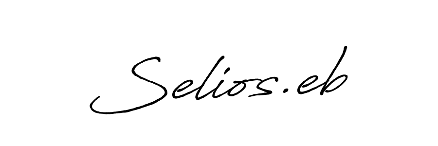 Similarly Antro_Vectra_Bolder is the best handwritten signature design. Signature creator online .You can use it as an online autograph creator for name Selios.eb. Selios.eb signature style 7 images and pictures png