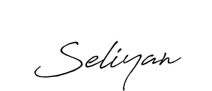 Make a beautiful signature design for name Seliyan. Use this online signature maker to create a handwritten signature for free. Seliyan signature style 7 images and pictures png
