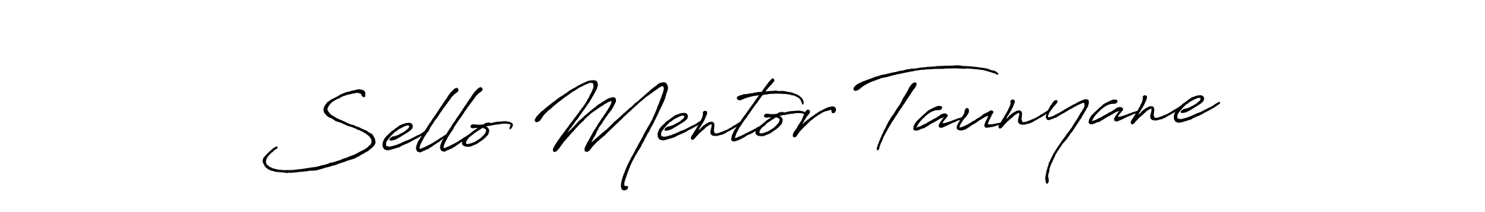 It looks lik you need a new signature style for name Sello Mentor Taunyane. Design unique handwritten (Antro_Vectra_Bolder) signature with our free signature maker in just a few clicks. Sello Mentor Taunyane signature style 7 images and pictures png