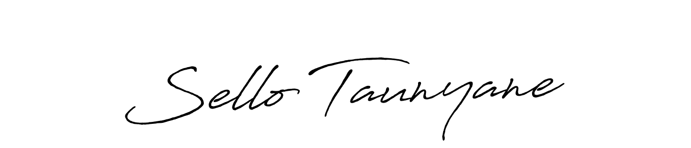 You should practise on your own different ways (Antro_Vectra_Bolder) to write your name (Sello Taunyane) in signature. don't let someone else do it for you. Sello Taunyane signature style 7 images and pictures png