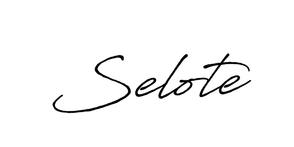 Antro_Vectra_Bolder is a professional signature style that is perfect for those who want to add a touch of class to their signature. It is also a great choice for those who want to make their signature more unique. Get Selote name to fancy signature for free. Selote signature style 7 images and pictures png
